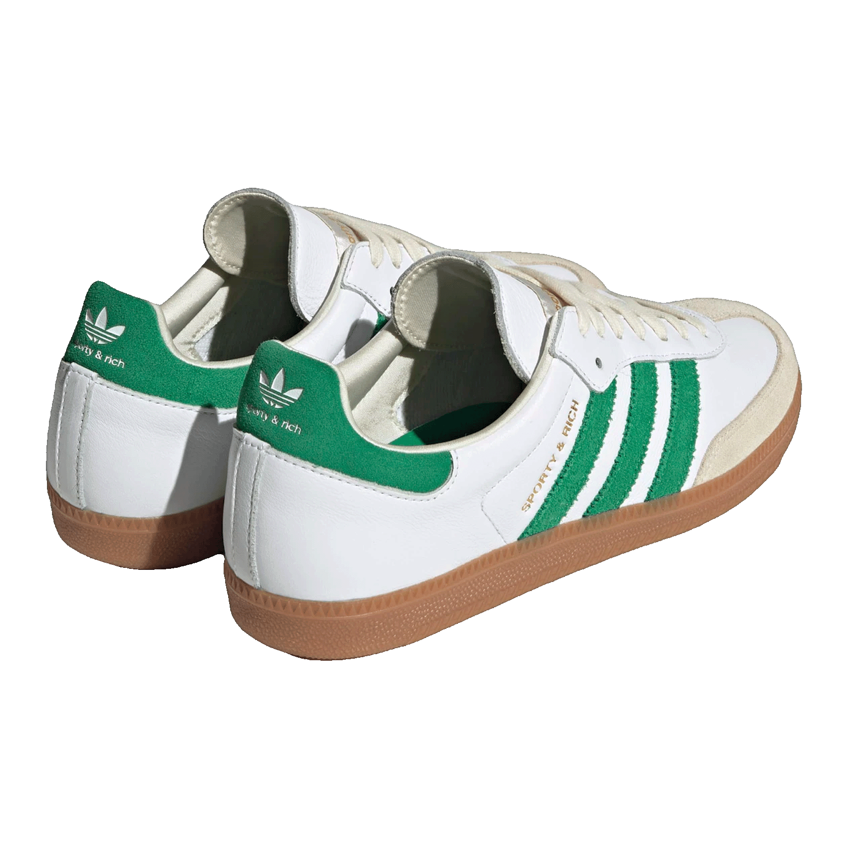 adidas Samba OG Sporty & Rich White Green Back HQ6075