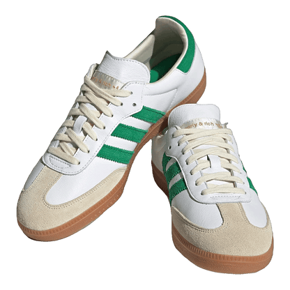 adidas Samba OG Sporty & Rich White Green Side HQ6075
