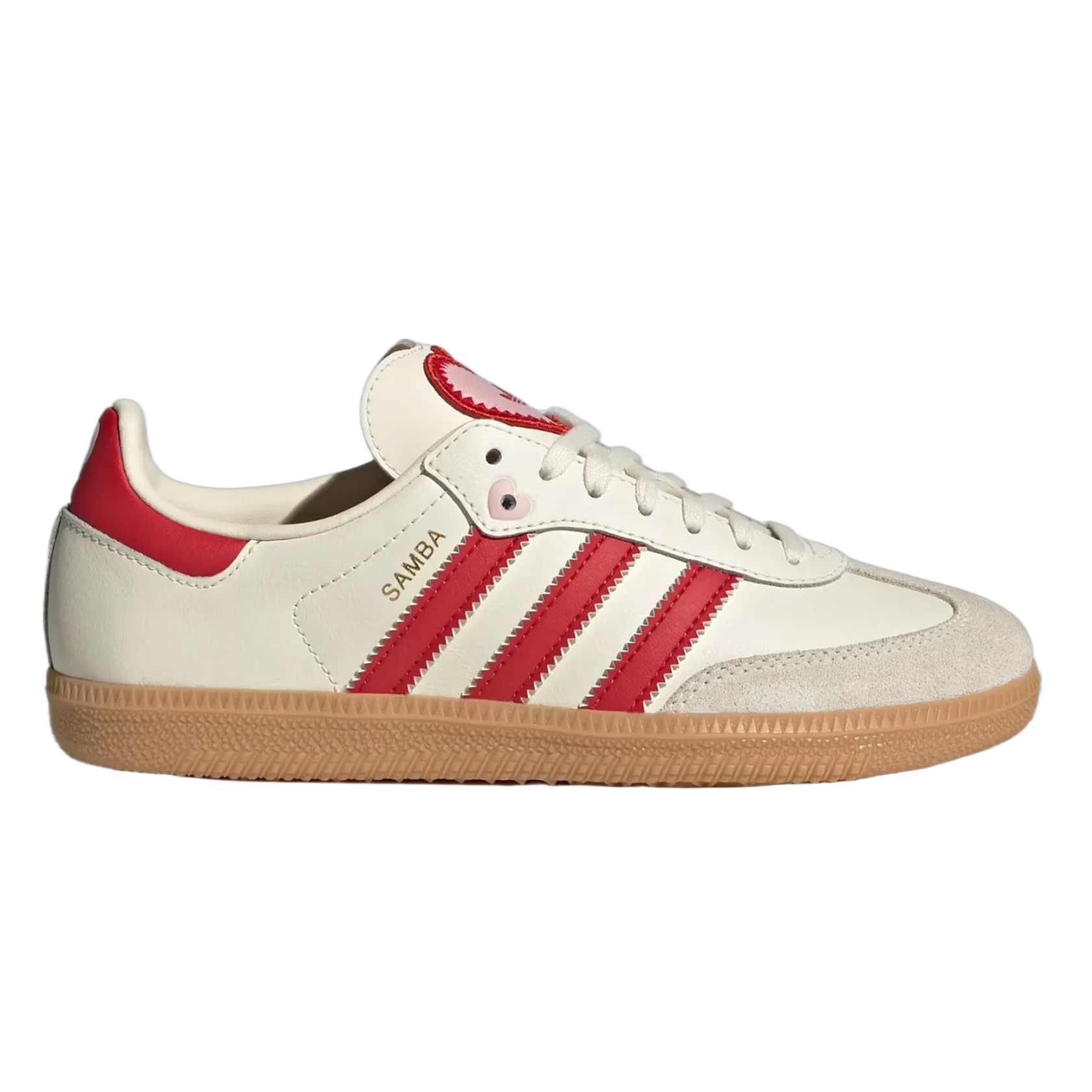 adidas Samba OG Valentine's Day Cream White Scarlet (2026) (GS) KI6679