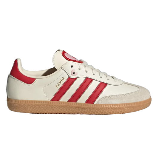 adidas Samba OG Valentine's Day Cream White Scarlet (2026) (GS) KI6679