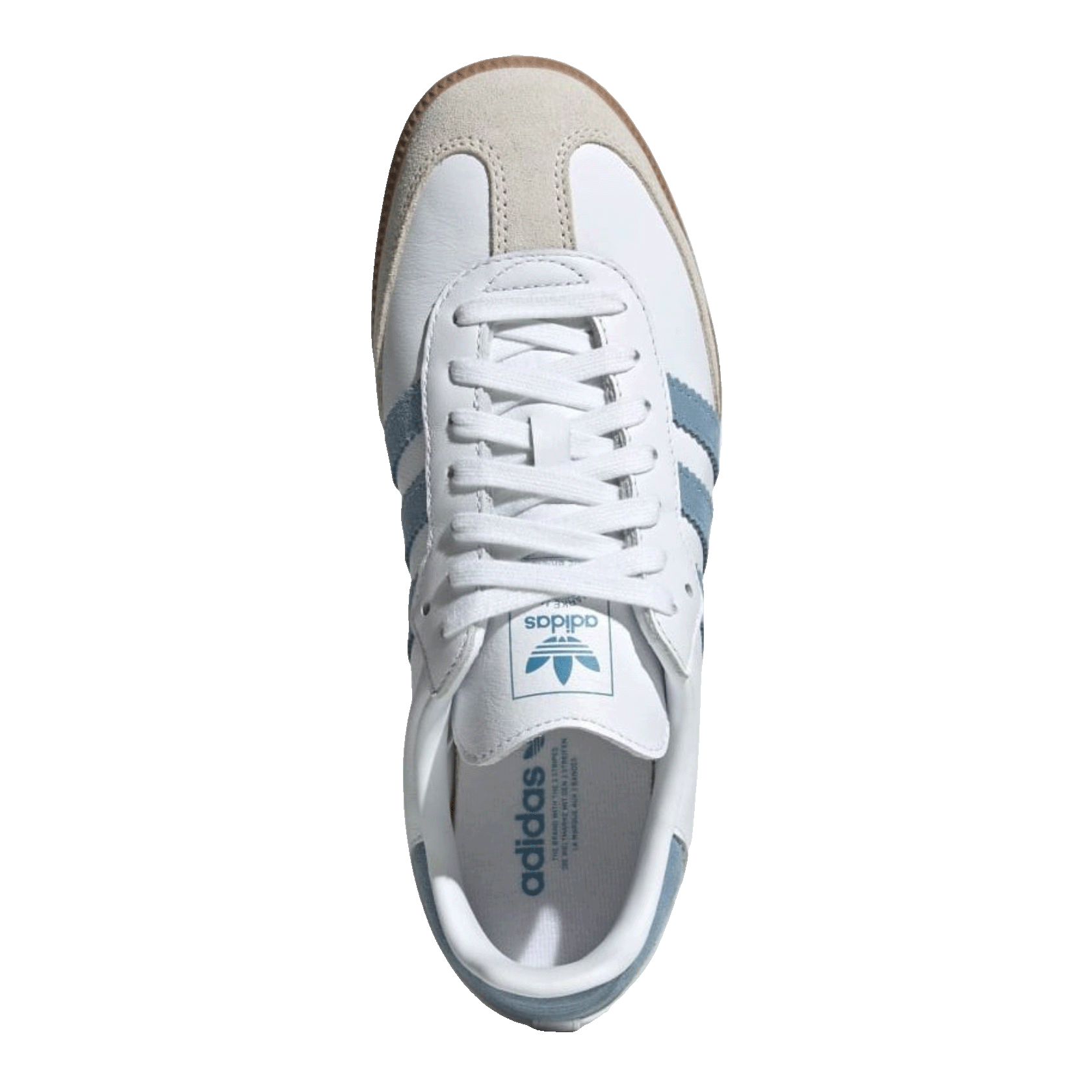 adidas Samba OG White Alumina Ash Blue (W) Oben
