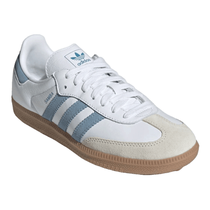 adidas Samba OG White Alumina Ash Blue (W) Side