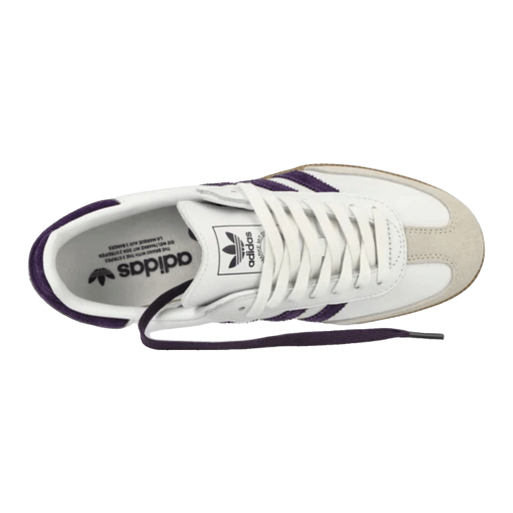 adidas Samba OG White Alumina Aurora Plum (W) Oben