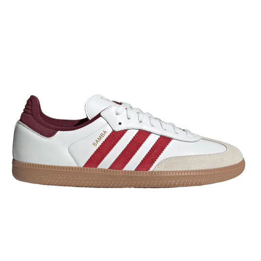 adidas Samba OG White Better Scarlet Shadow Red