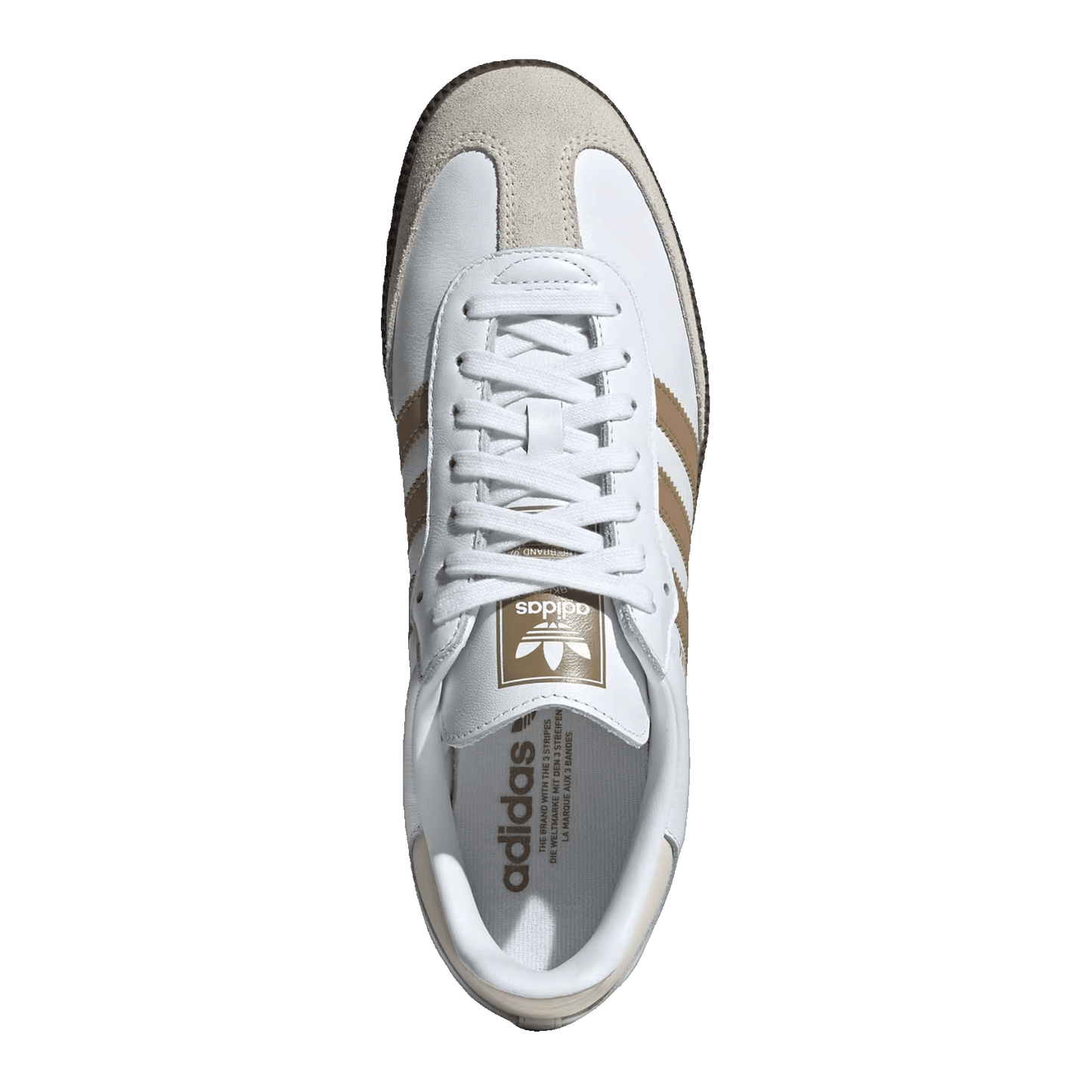 adidas Samba OG White Cardboard Gum Oben JR0912