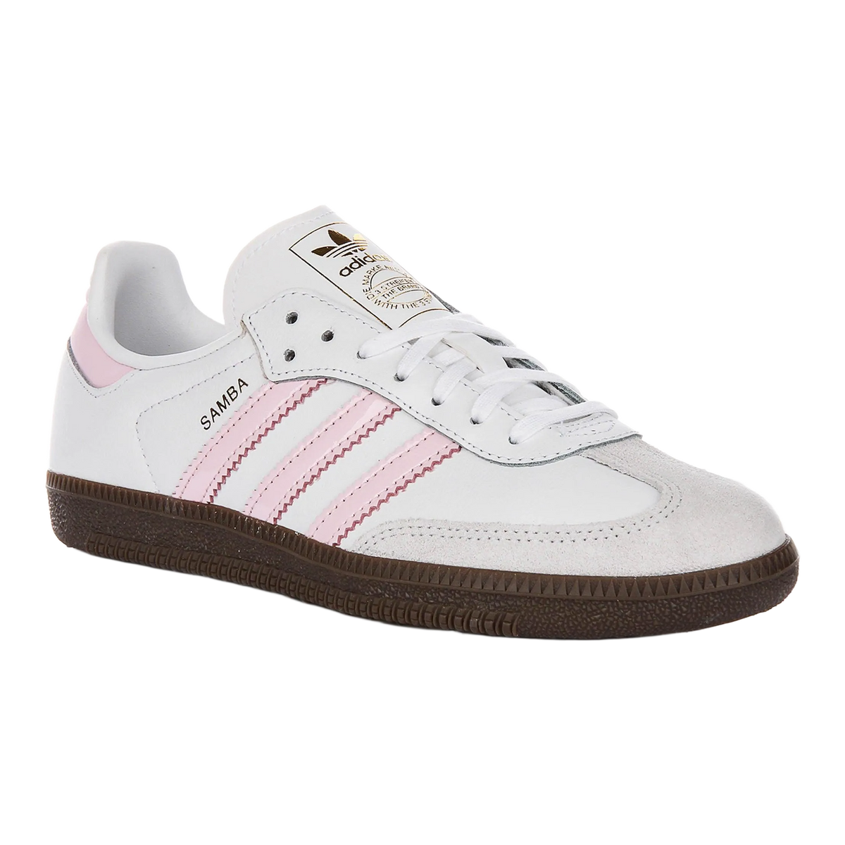 adidas Samba OG White Clear Pink Gum (GS) Side JQ2845