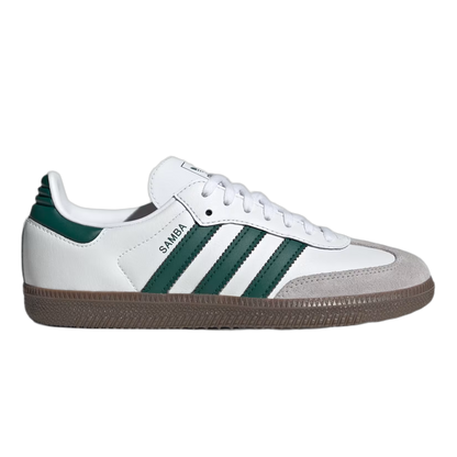 adidas Samba OG White Collegiate Green Gum (GS) JQ2843