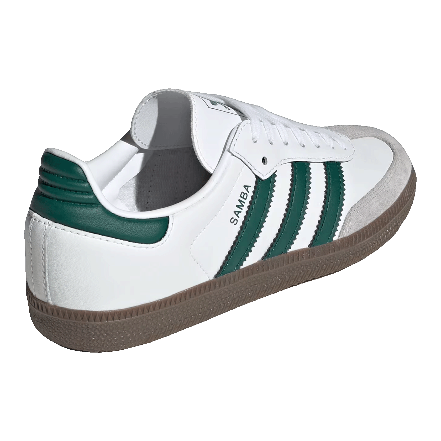 adidas Samba OG White Collegiate Green Gum (GS) Back JQ2843