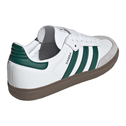 adidas Samba OG White Collegiate Green Gum (GS) Back JQ2843