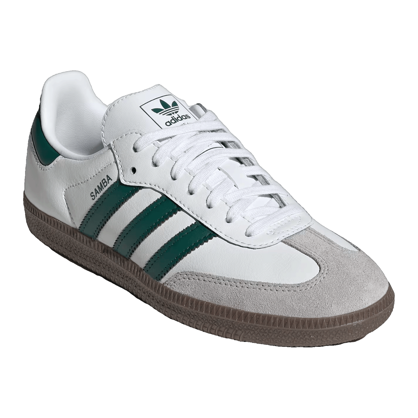 adidas Samba OG White Collegiate Green Gum (GS) Side JQ2843