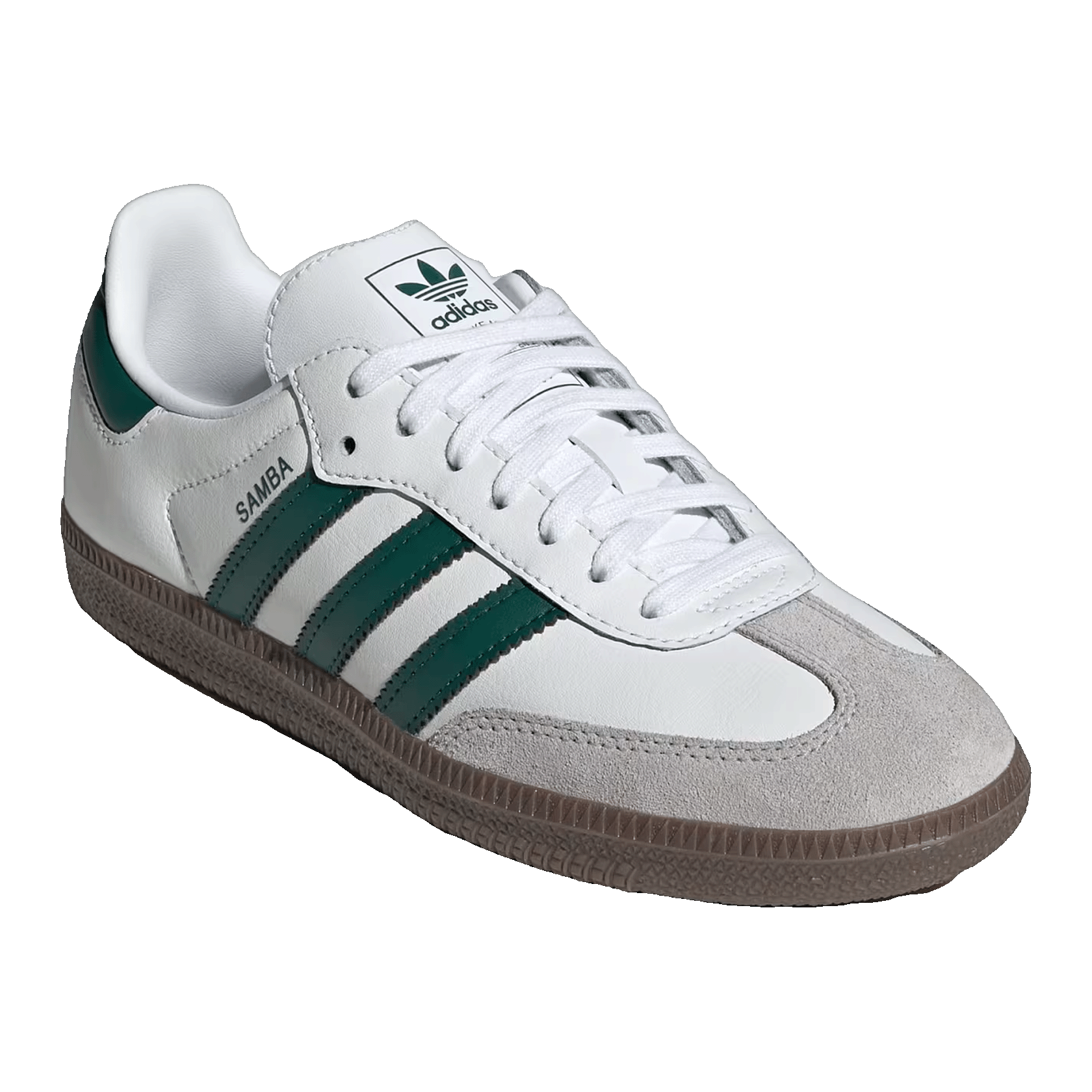 adidas Samba OG White Collegiate Green Gum (GS) Side JQ2843
