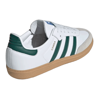 adidas Samba OG White Collegiate Green Gum (Kids) Back IE1331