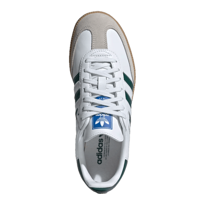 adidas Samba OG White Collegiate Green Gum (Kids) Oben IE1331