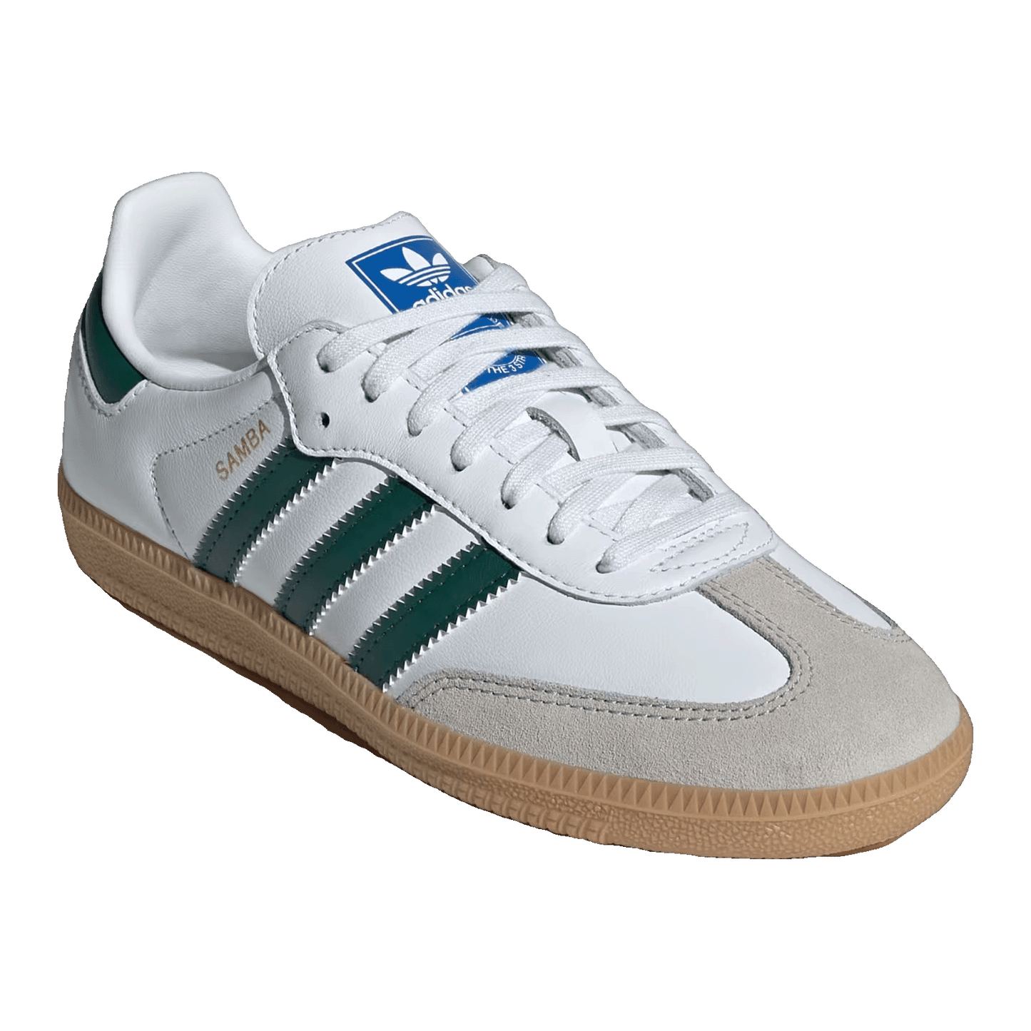 adidas Samba OG White Collegiate Green Gum (Kids) Side IE1331