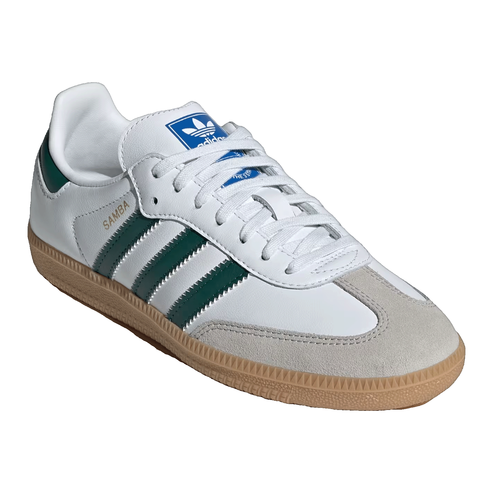 adidas Samba OG White Collegiate Green Gum (Kids) Side IE1331