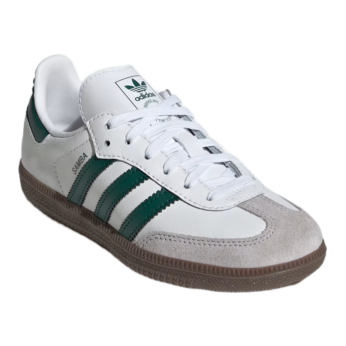 adidas Samba OG White Collegiate Green Gum (PS) Side JQ2840