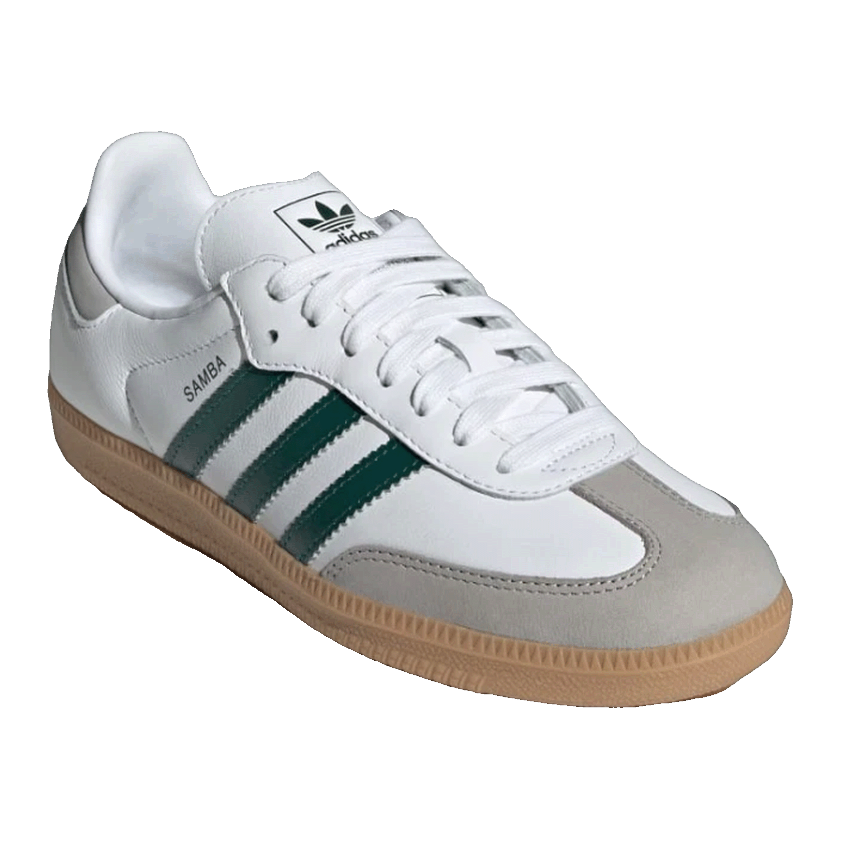 adidas Samba OG White Collegiate Green Gum (W) Side JI2724