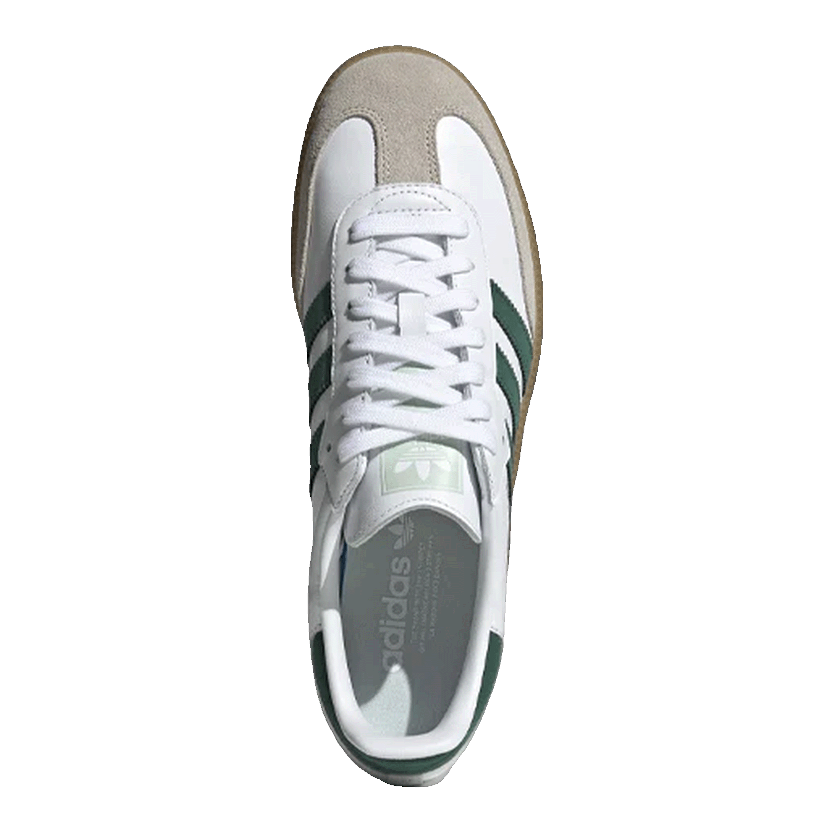 adidas Samba OG White Collegiate Green Oben