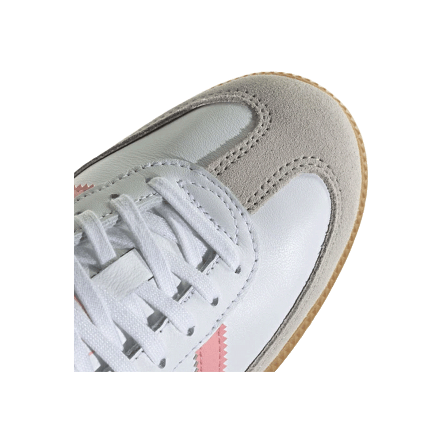 adidas Samba OG White Coral Pink (GS) Front