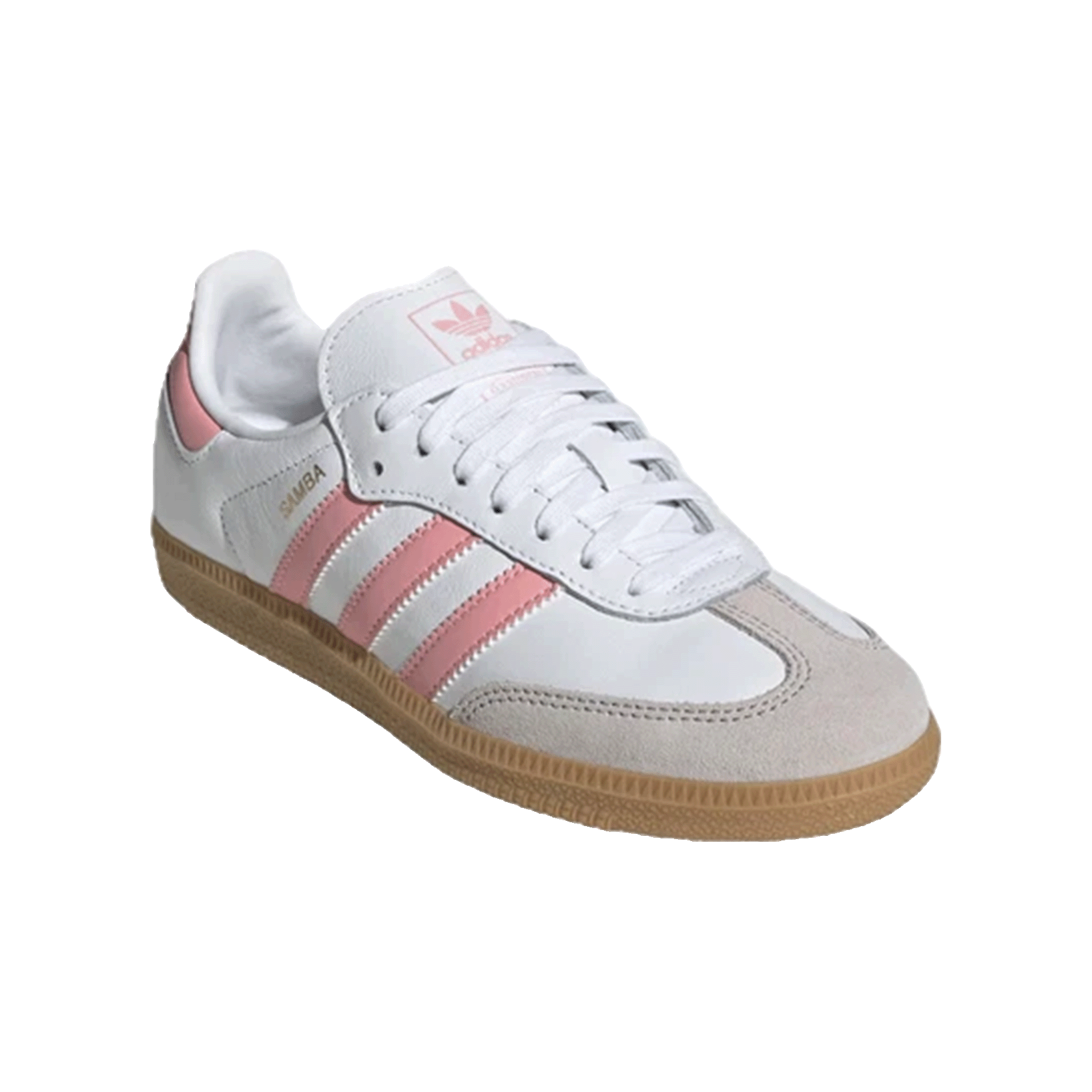 adidas Samba OG White Coral Pink (GS) Side