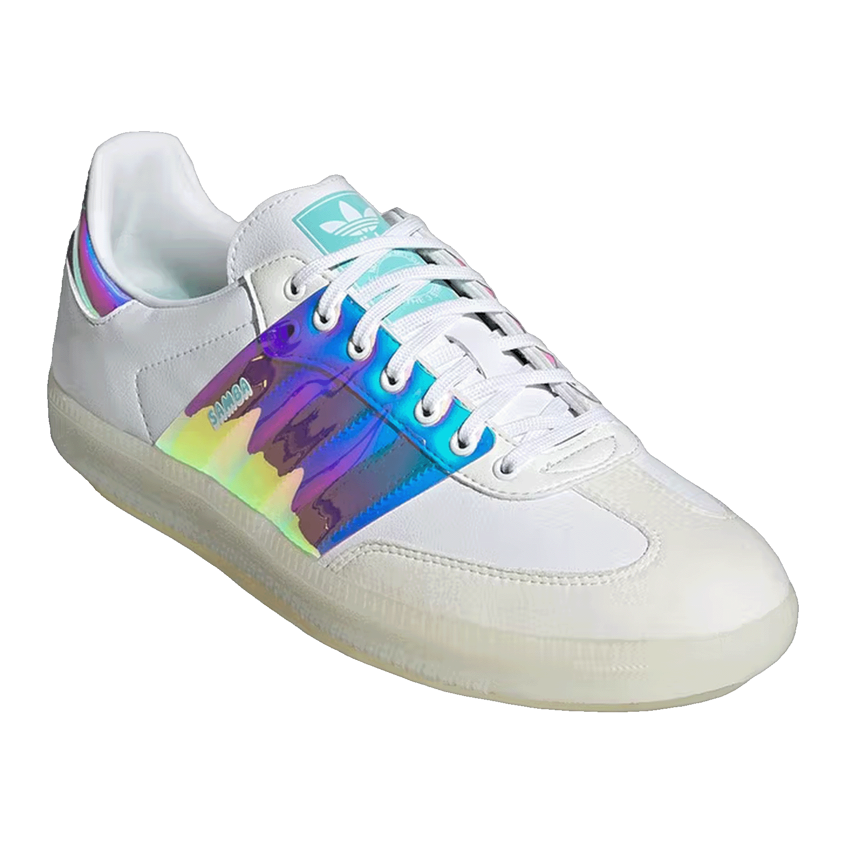 adidas Samba OG White Iridescent Side GX1024