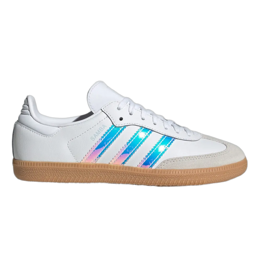 adidas Samba OG White Iridescent Stripes (GS) JQ2851