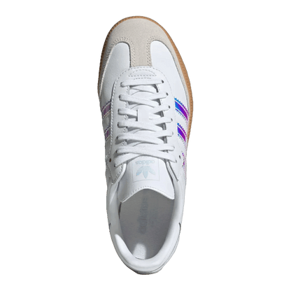 adidas Samba OG White Iridescent Stripes (GS) Oben JQ2851