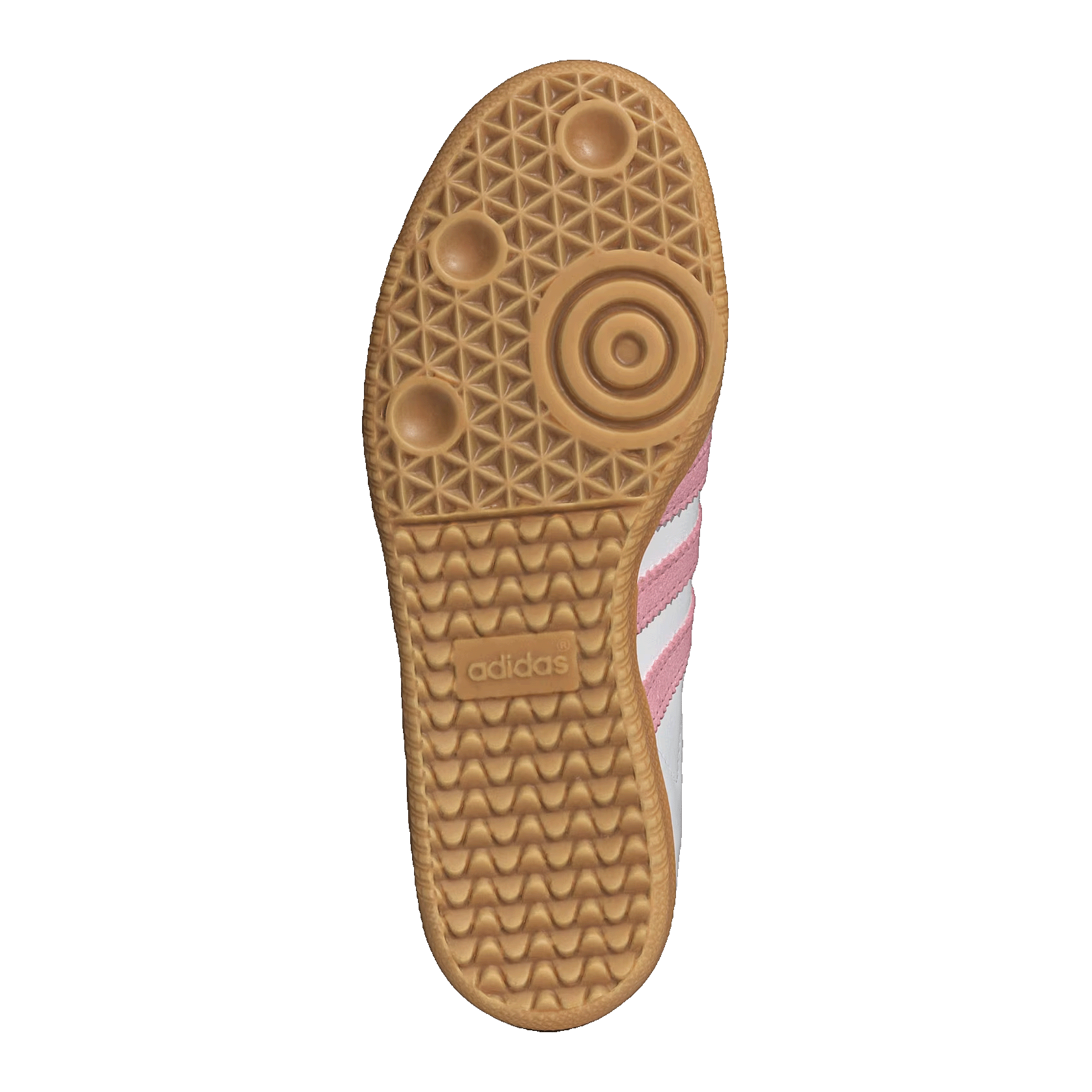adidas Samba OG White Light Pink Gum (GS) Sohle JQ2018