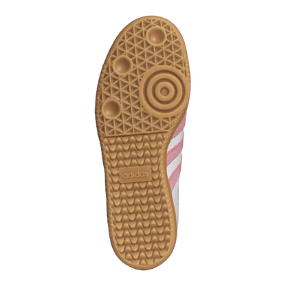 adidas Samba OG White Light Pink Gum (GS) Sohle JQ2018