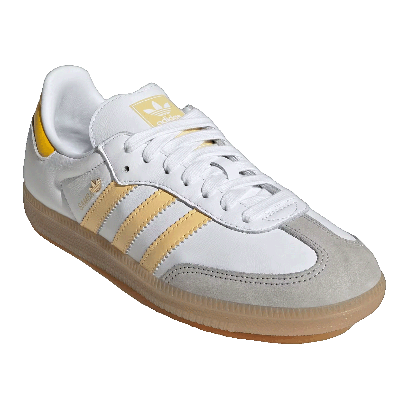 adidas Samba OG White Orange Tint Yellow (W) Side IH6629