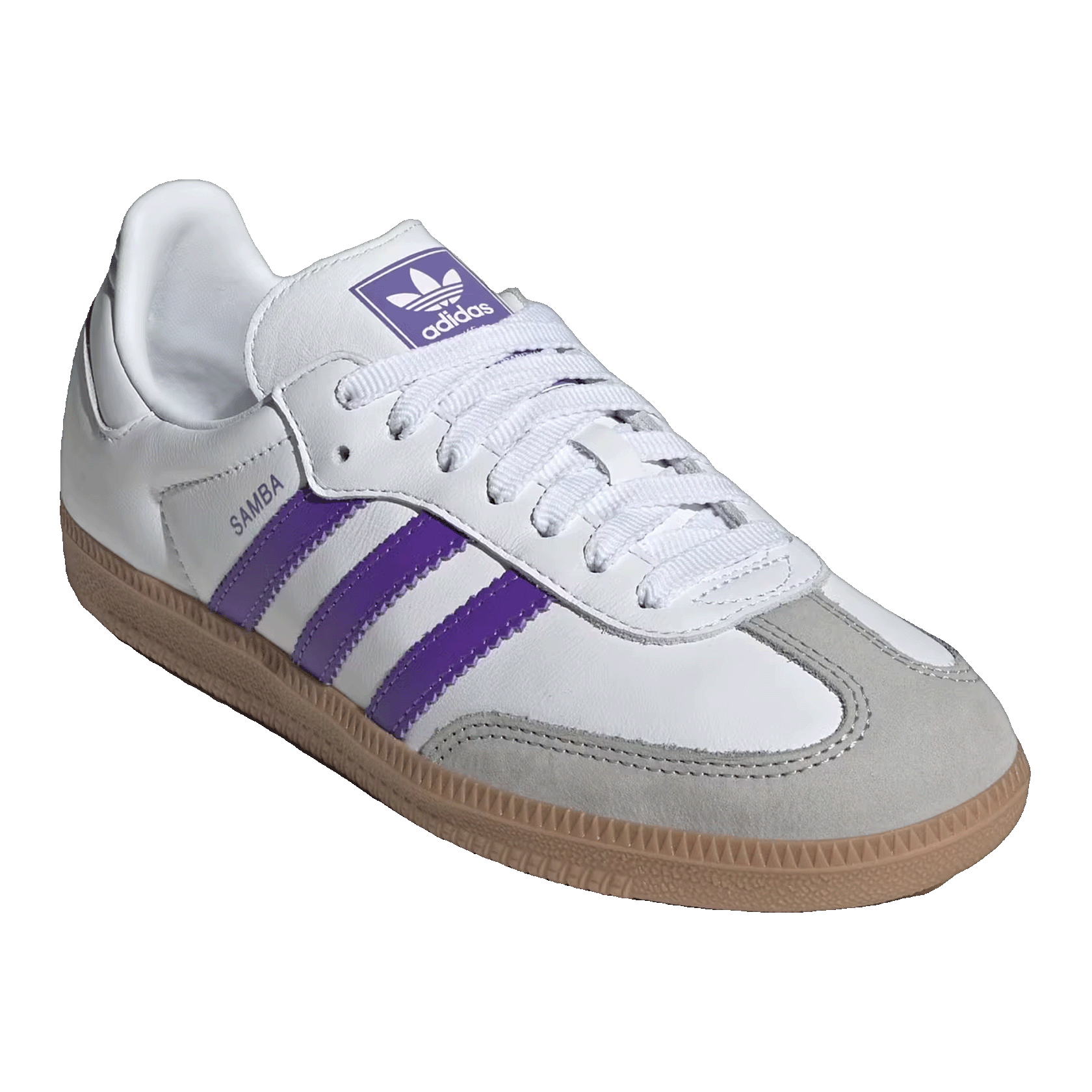 adidas Samba OG White Purple Rush (W) Side IH9058