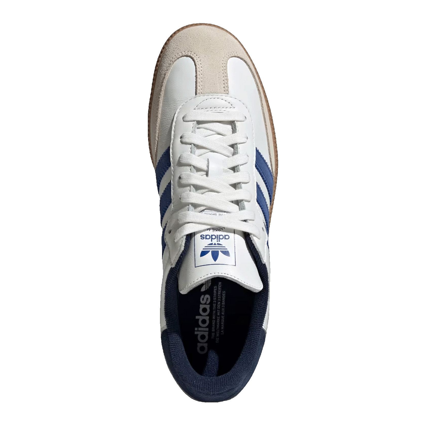 adidas Samba OG White Royal Blue Night Indigo Oben JH5632