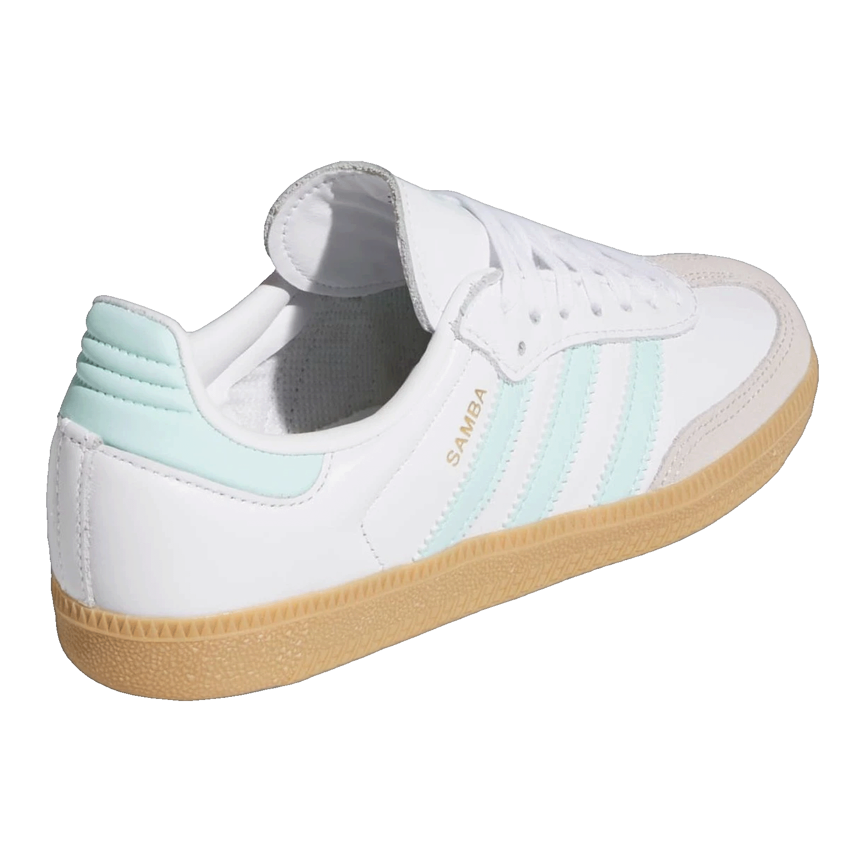 adidas Samba OG White Semi Flash Aqua (GS) Back JP5481
