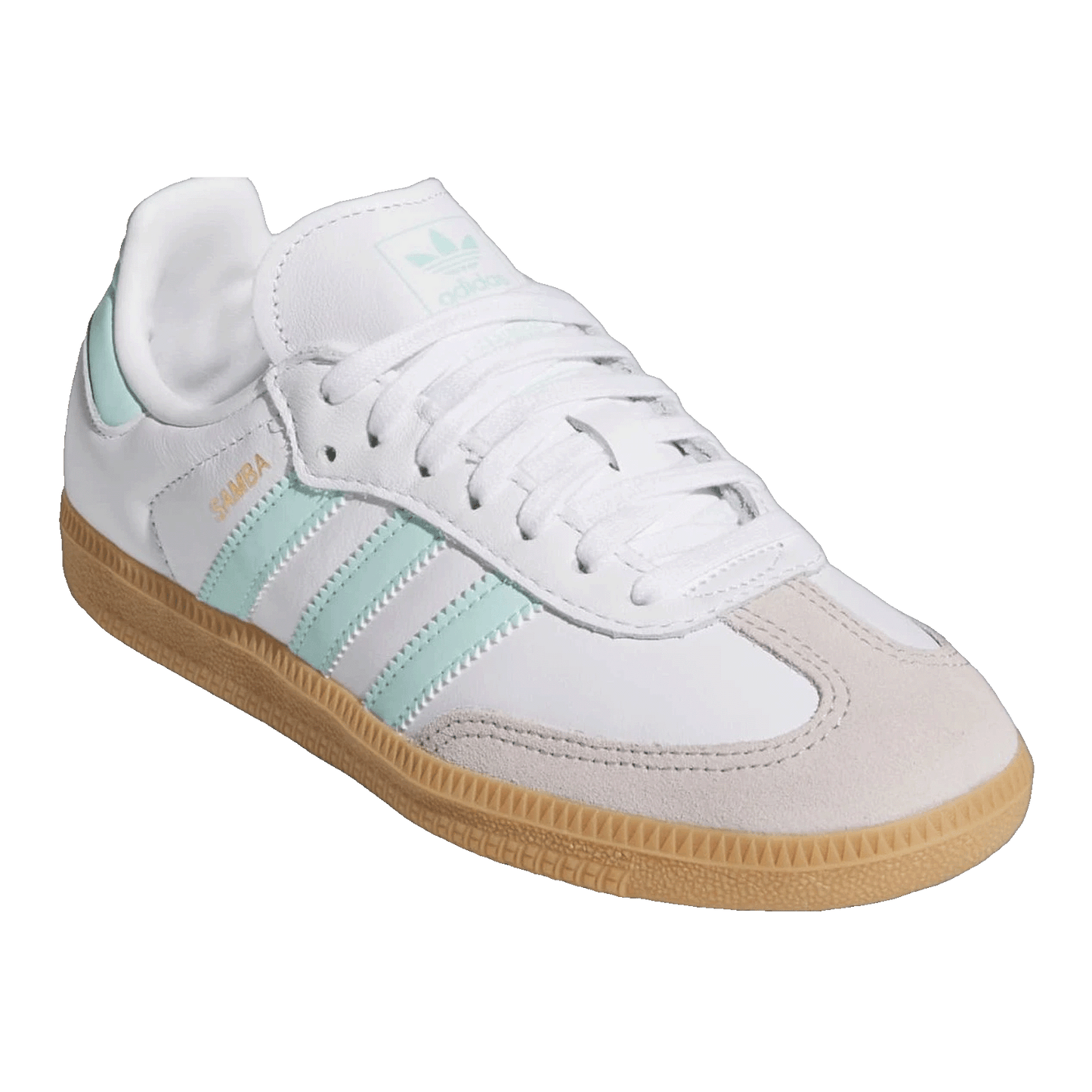 adidas Samba OG White Semi Flash Aqua (GS) Side JP5481