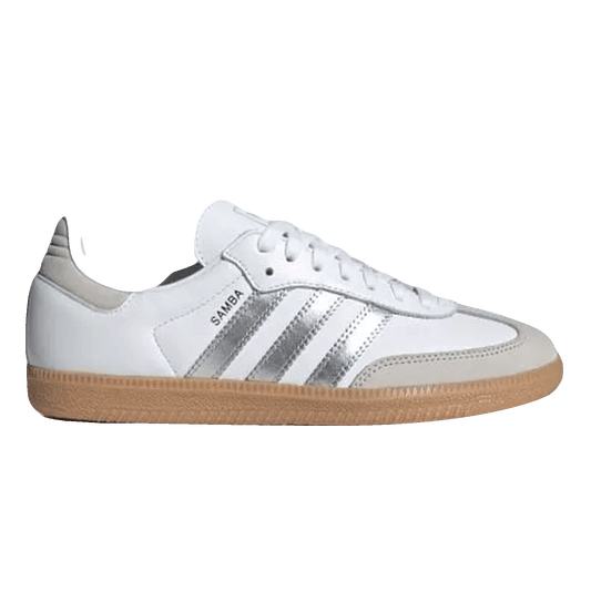 adidas Samba OG White Silver Metallic Grey (W)