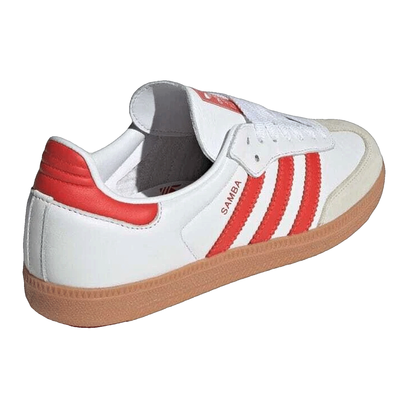 adidas Samba OG White Solar Red Gum (W) Back IF6513