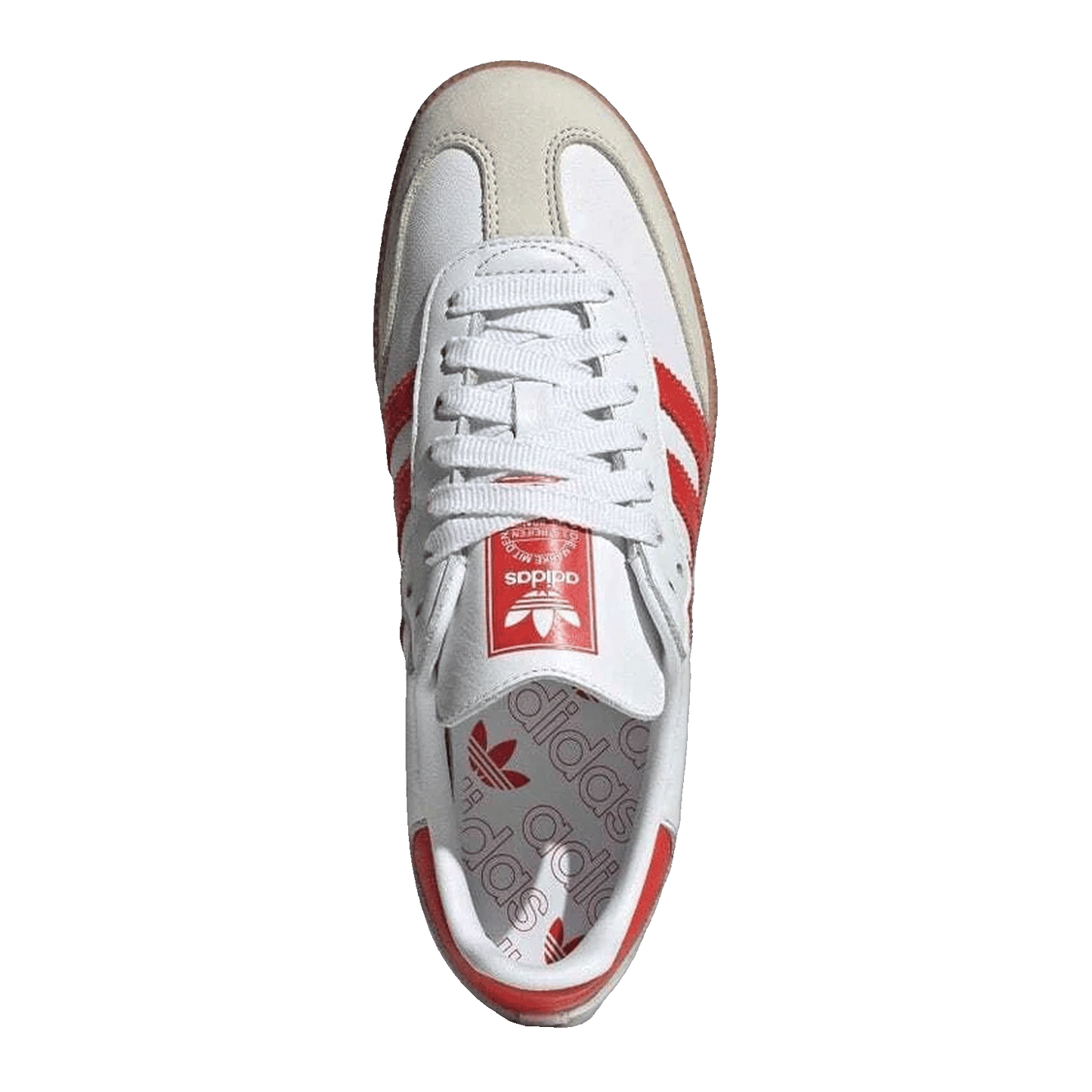 adidas Samba OG White Solar Red Gum (W) Oben IF6513