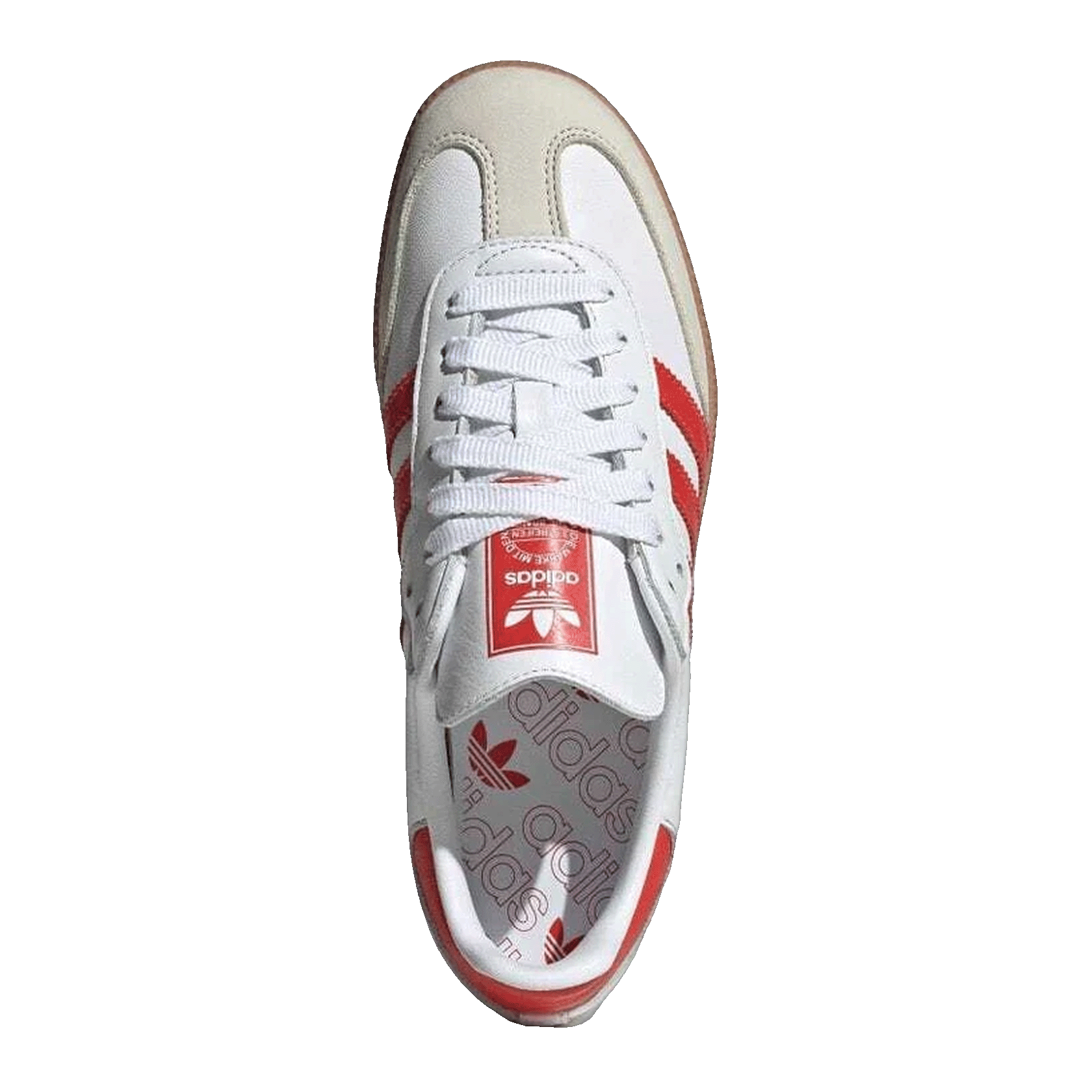 adidas Samba OG White Solar Red Gum (W) Oben IF6513