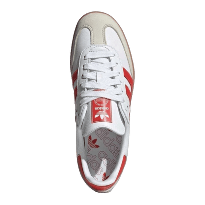 adidas Samba OG White Solar Red Gum (W) Oben IF6513