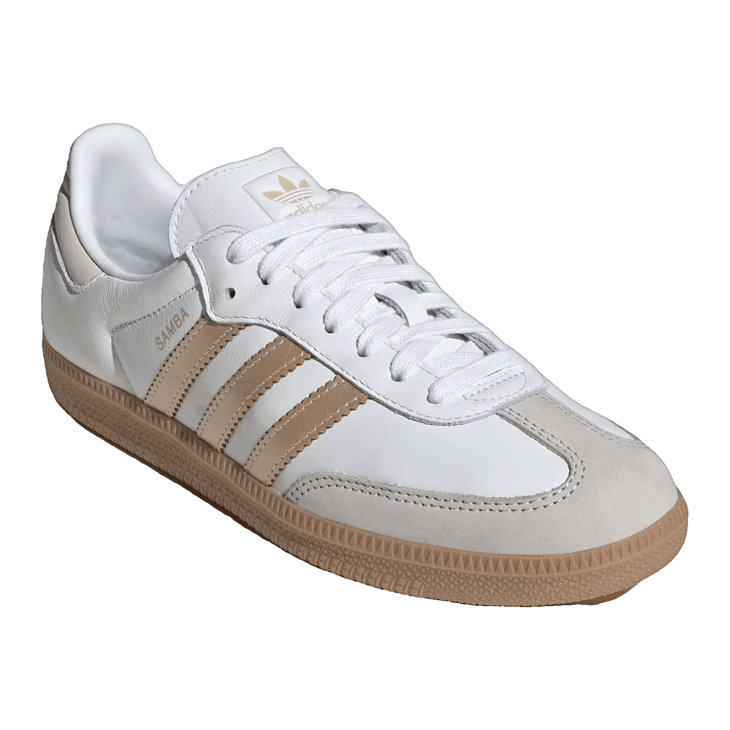adidas Samba OG White Wonder Gold Metallic (W) Side IH9127