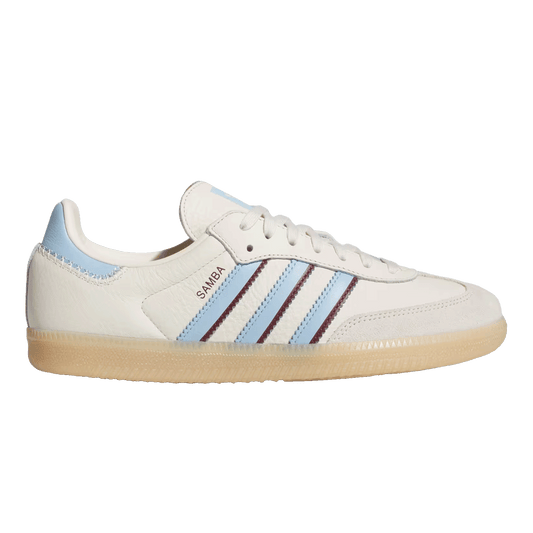 adidas Samba OG Wonder White Clear Sky Shadow Red JS5041