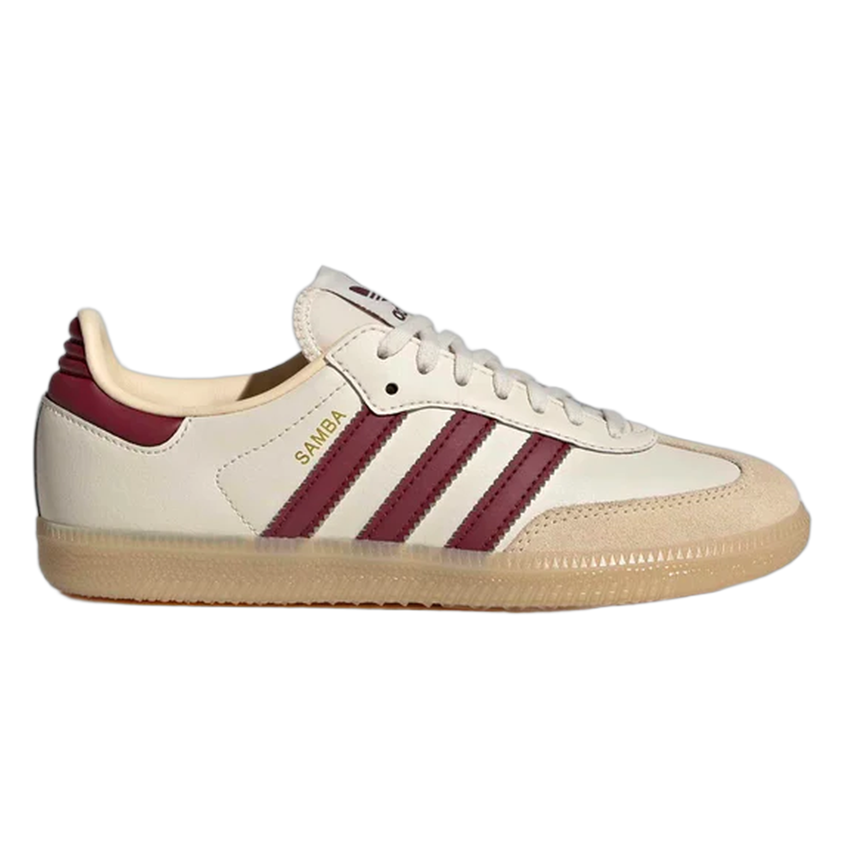 adidas Samba OG Wonder White Shadow Red Gum (GS) JQ8554
