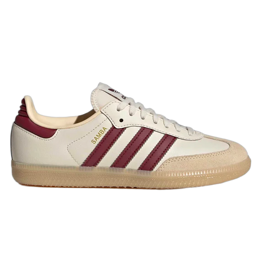 adidas Samba OG Wonder White Shadow Red Gum (GS) JQ8554