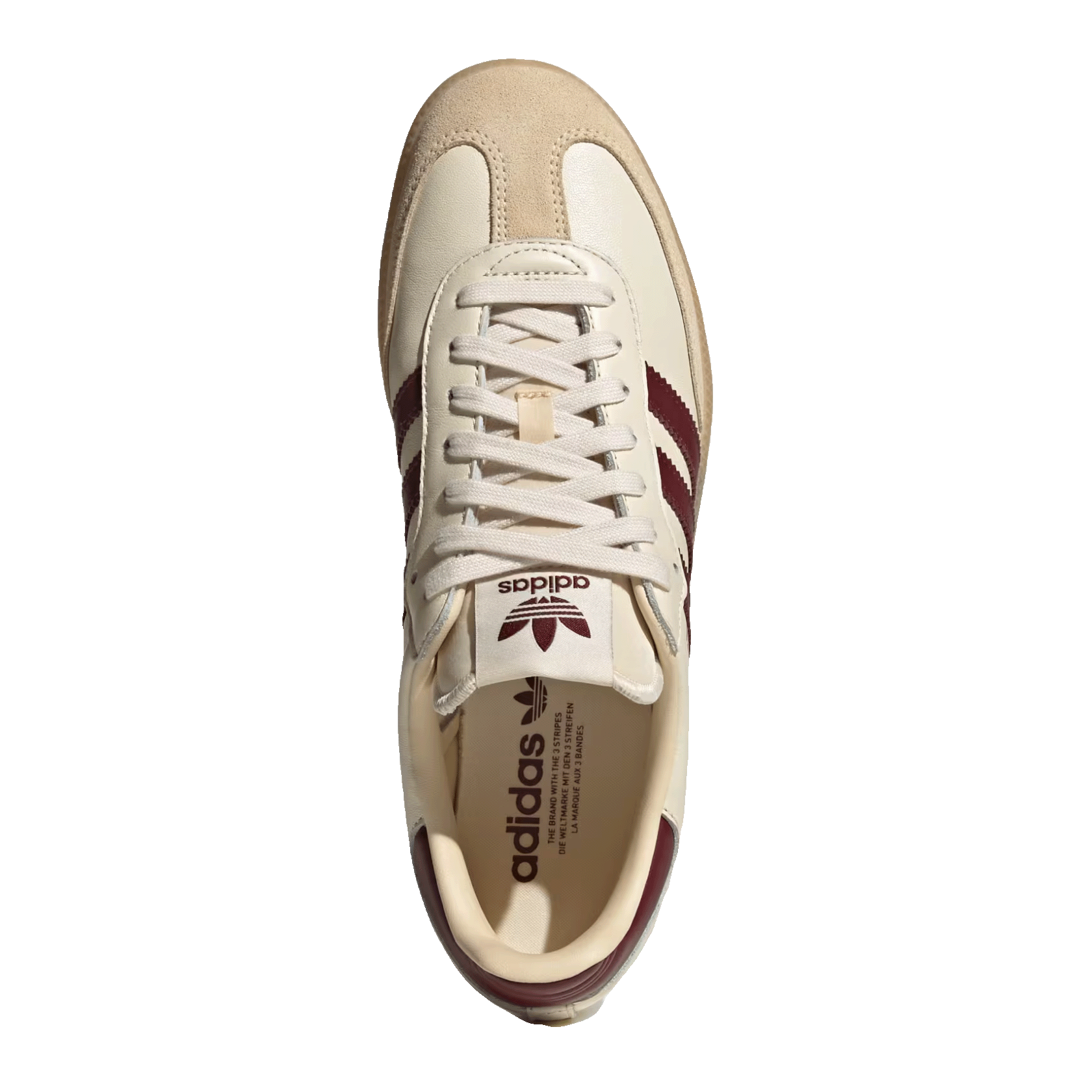 adidas Samba OG Wonder White Shadow Red Oben