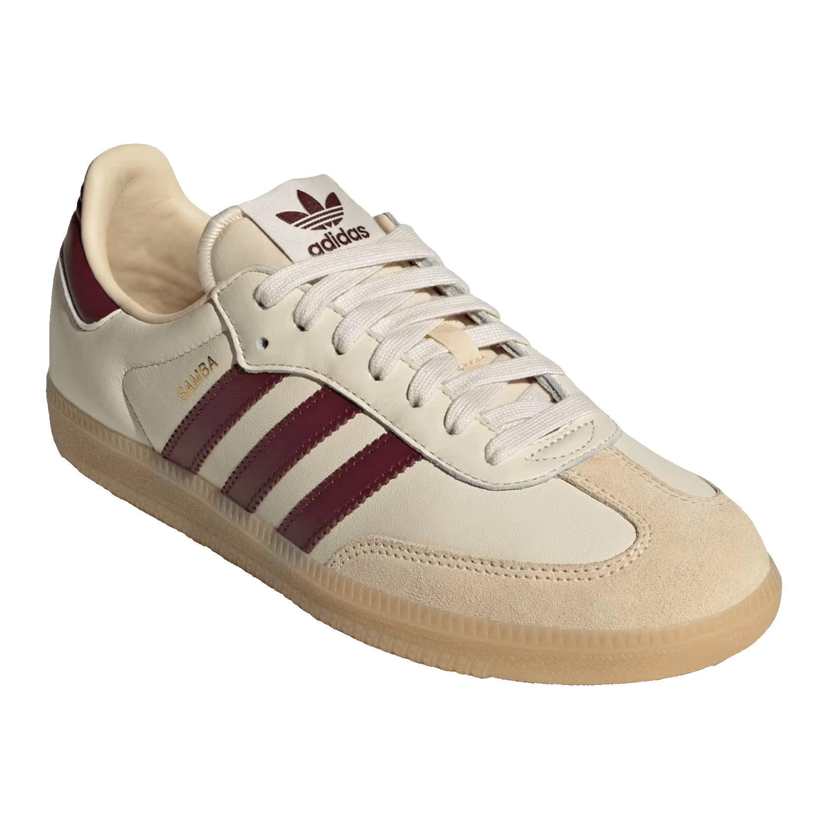 adidas Samba OG Wonder White Shadow Red Side