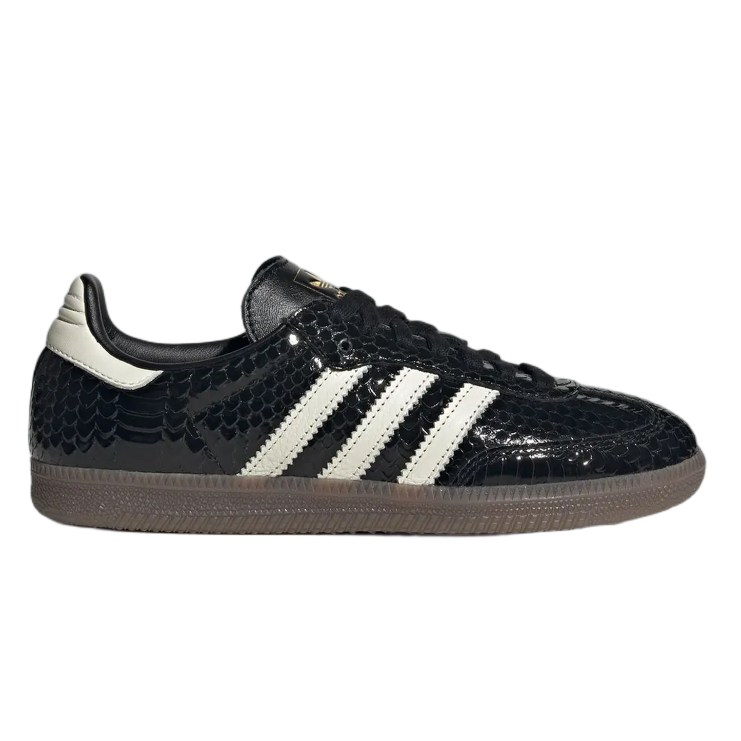 adidas Samba Patent Snakeskin Black Off White (W) IH9015