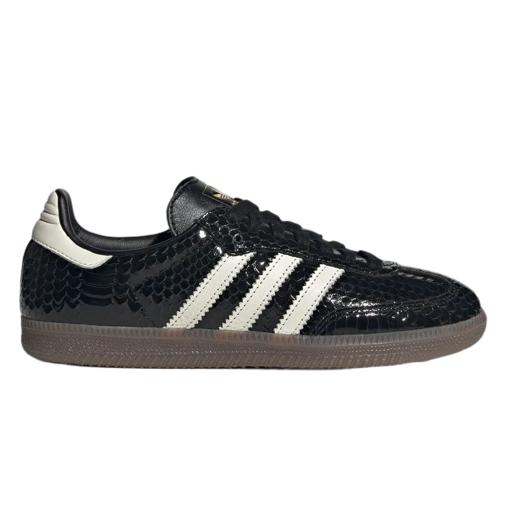adidas Samba Patent Snakeskin Black Off White (W) IH9015