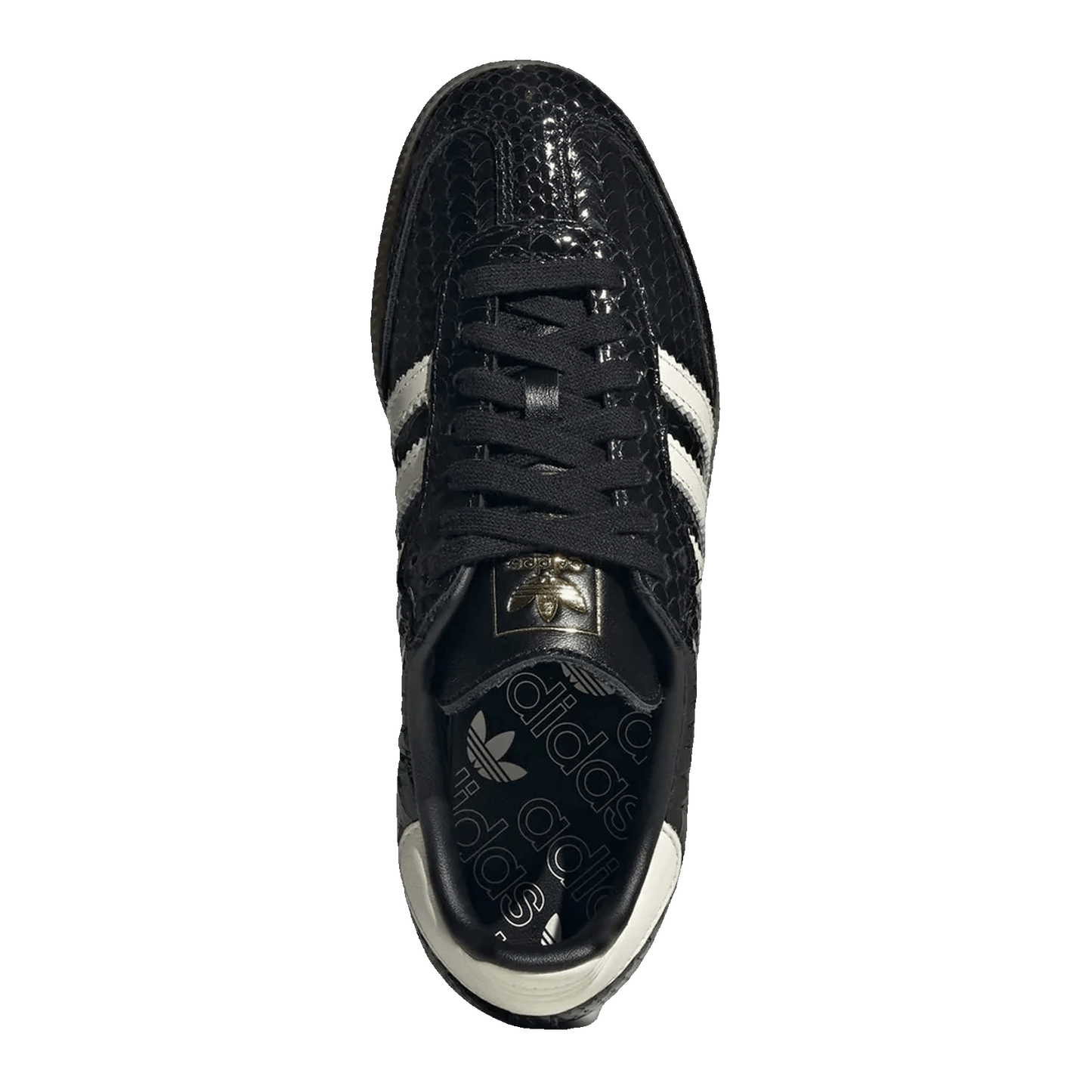 adidas Samba Patent Snakeskin Black Off White (W) Oben IH9015