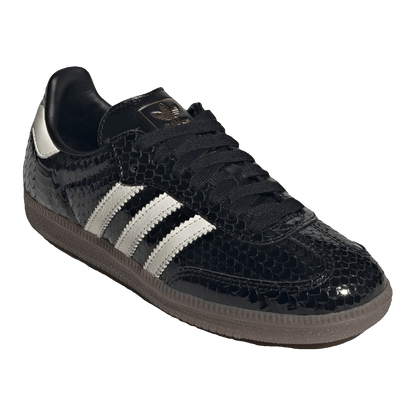 adidas Samba Patent Snakeskin Black Off White (W) Side IH9015