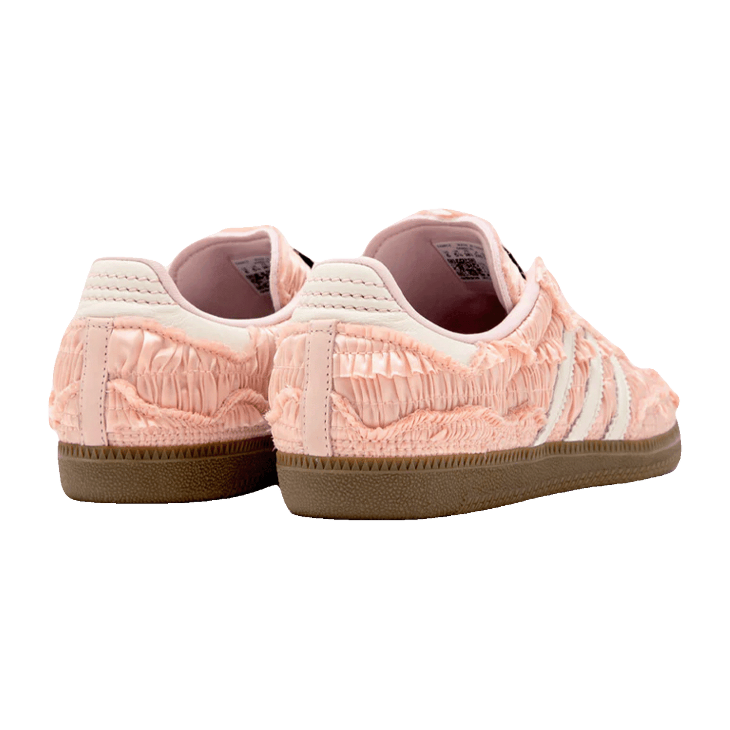 adidas Samba Reverie by Caroline Hú CLOT Pink Textured Silk Upper Back 2